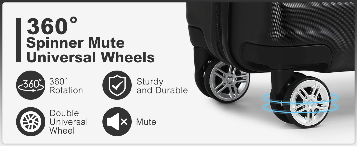 Чемодан-валіза KONO з розширенням, жорсткий корпус, великий розмір XL, з TSA-замком та 4 подвійними колесами, ідеальний для подорожей та бізнесу, 75x47.5x29.5 см, чорний