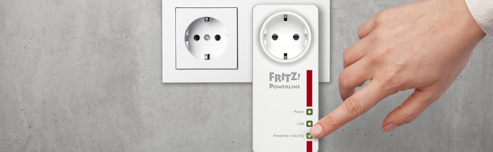 Набір AVM FRITZ!Powerline 1220E International: 1200 Мбіт/с, 2x Gigabit LAN