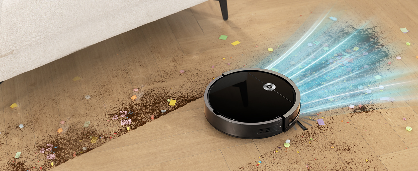 Робот-пилосос Vexilar W6 без функції миття з потужністю 2800Pa, часом роботи 140 хв, керуванням через додаток, голосовим керуванням та дистанційним керуванням. Ідеальний для шерсті тварин, килимів та твердих підлог. Безщітковий двигун.