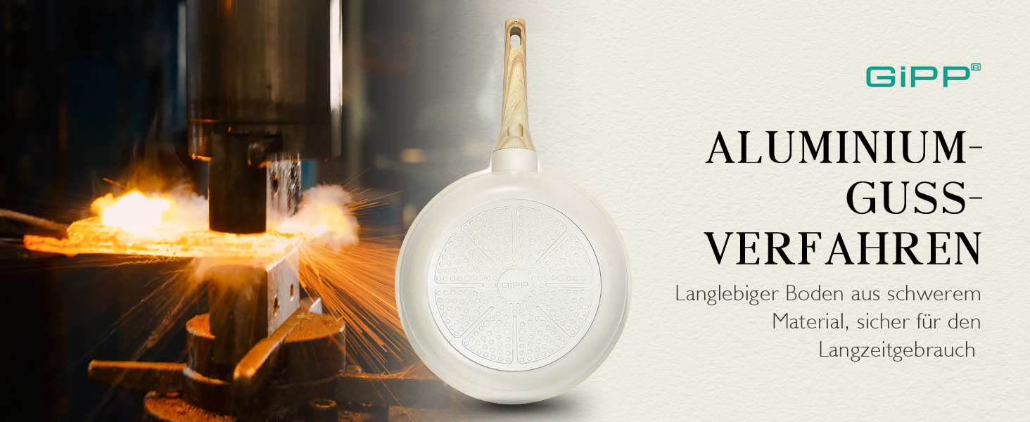 Набір каструль та сковорідок GiPP Ceramic Antihaft 22 частини – керамічне антипригарне покриття, безпечне, для посудомийної машини, без PFAS, PTFE, PFOA, PFOS