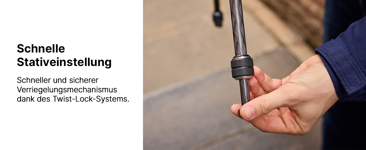 Карбоновий штатив Manfrotto Befree Advanced Twist з гідравлічною головою, компактний дорожній трипід для DSLR та бездзеркальних камер