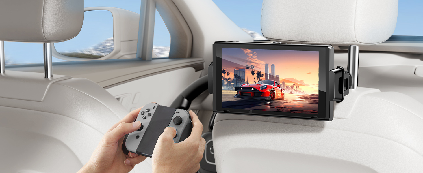 Утримувач для планшета UGREEN в авто, 360° обертання, регульований, універсальний, сумісний з 4.7-12.9 дюймів