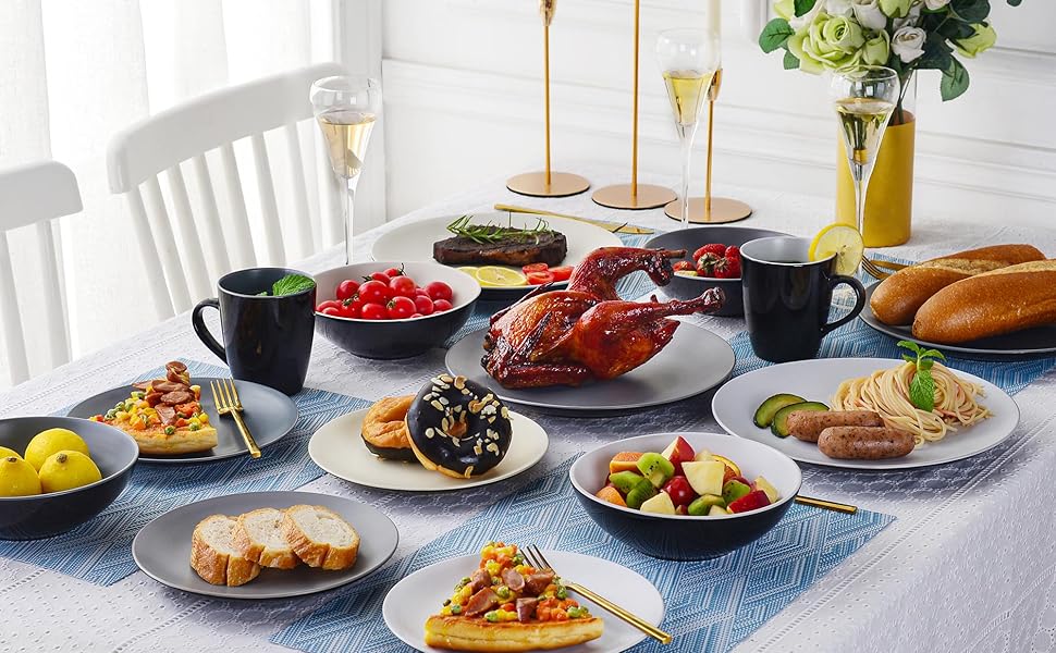 Набір посуду Vancasso BACCHE 16-piece для 4 осіб, кераміка, вінтажний стиль