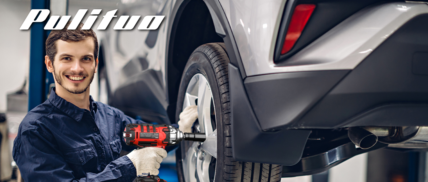 Акумуляторний ударний дриль-шуруповерт PULITUO 12V, комплект, металевий патрон 3/8', 21+1+1 ступенів моменту, LED-ліхтар, 35 Нм, 1300 mAh, бездротовий дриль