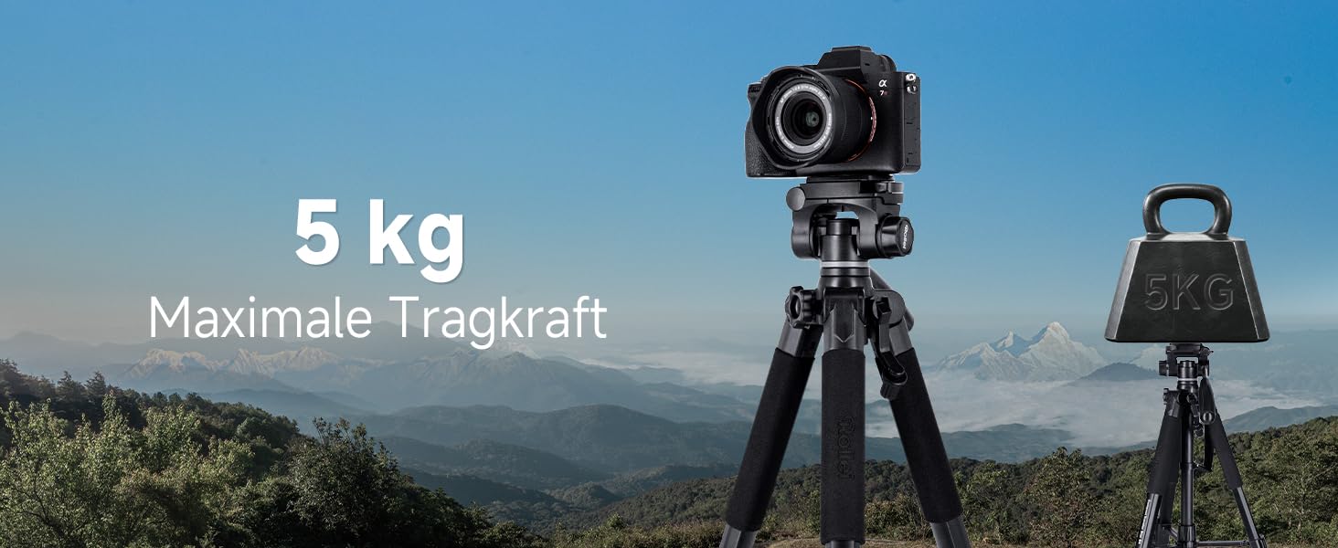 Штатив Rollei Compact Traveler Star S4, 188 см, легкий, з кульковою головкою для DSLR та смартфонів