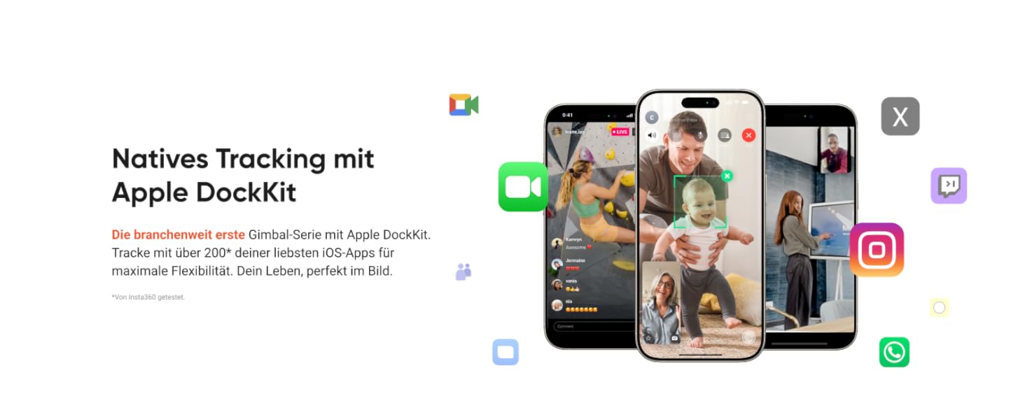 Insta360 Flow 2 Pro Gray – Професійний гіростабілізатор для смартфона з Apple DockKit, AI-tracking, інтегроване штатив/селфі-стік, для мобільного влогінгу та подорожей, сірий колір