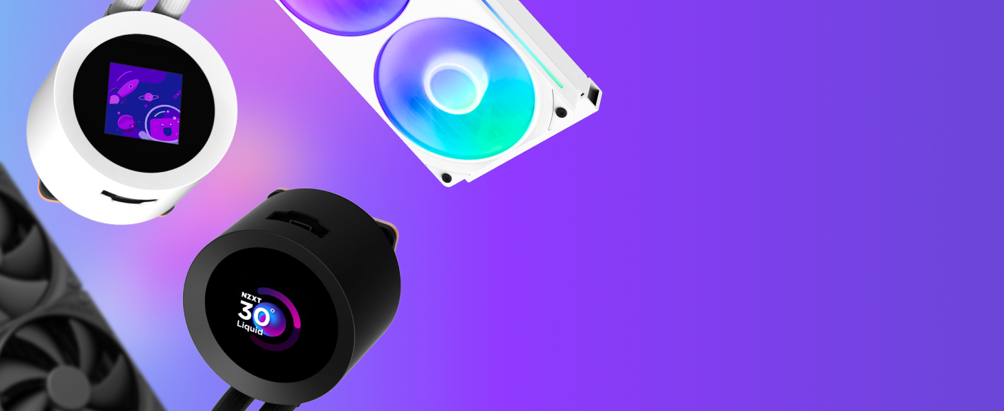 NZXT Kraken Z240 - Рідинна система охолодження CPU з LCD-дисплеєм, чорний