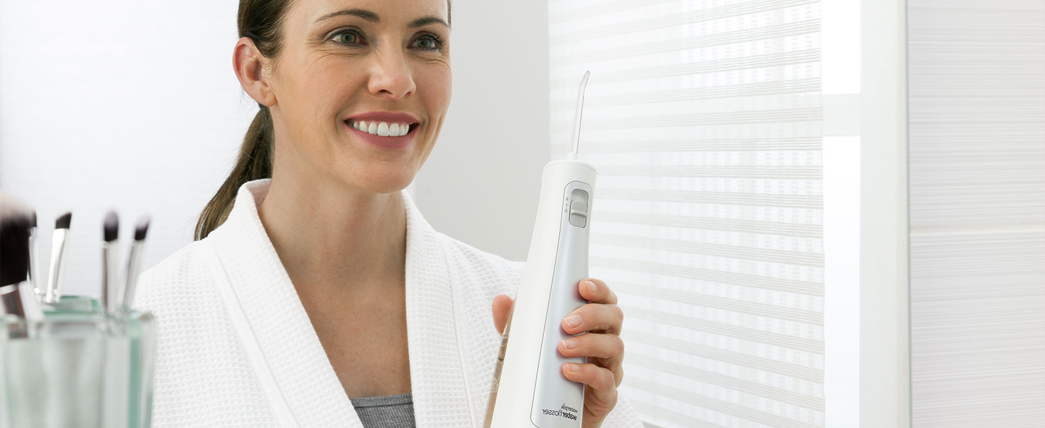 Waterpik Cordless Freedom Waterflosser: бездротовий ірigator для порожнини рота, білий (WF-03EU010)