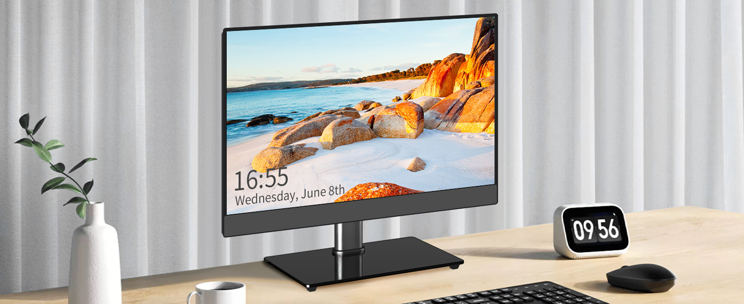 Підставка для телевізора Suptek, поворотна, для LED/OLED екранів 26-55 дюймів, до 50 кг, VESA 400x400 мм, TS202