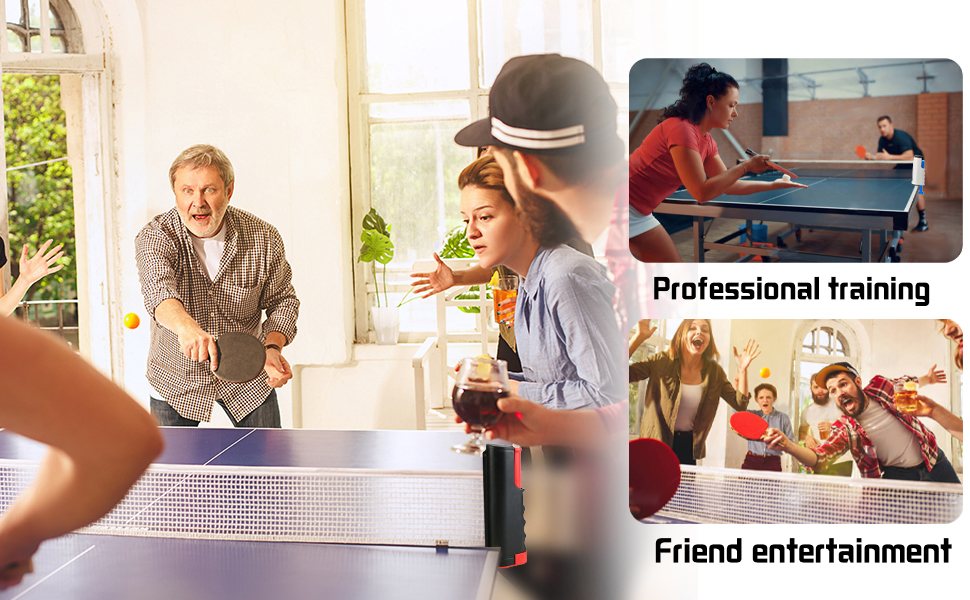 Знімне сітка для настільного тенісу, 190 см (макс), замінна сітка для настільного тенісу, портативна, для столу, офісу, їдальні. Комплект A