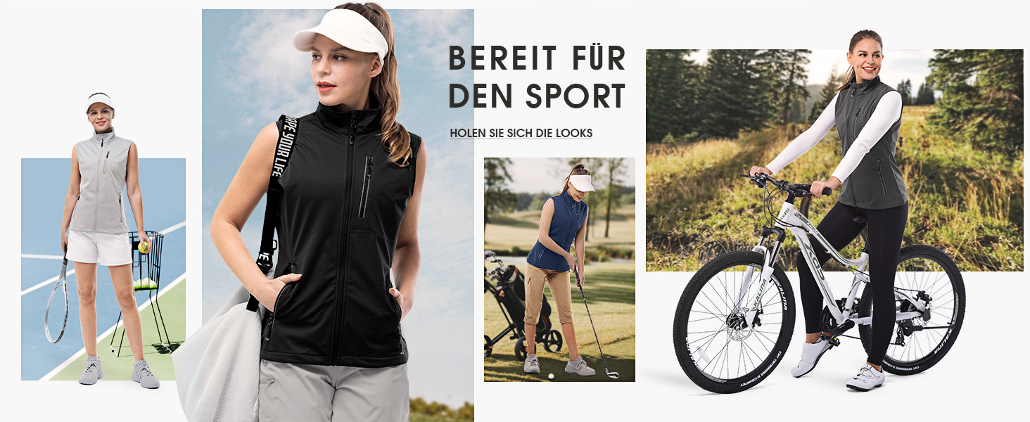 Жіноча легка бігова жилетка Softshell, Outdoor, вітро- та водонепроникна, дихаюча, для бігу, гольфу, хайкінгу, блакитна, розмір L