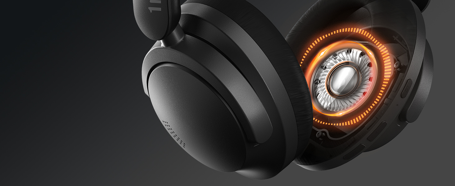 Навушники 1MORE SonoFlow з активним шумозаглушенням, Bluetooth, LDAC, 70 годин, Over-Ear (Чорний)