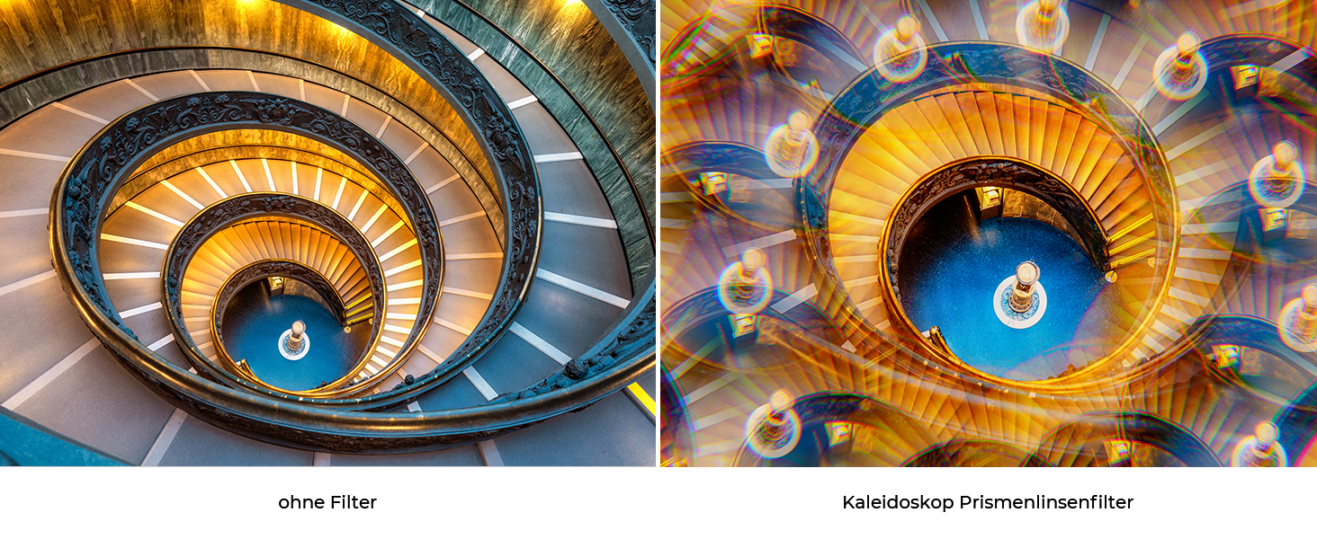 Фільтр-призма Kaleidoscope K&F Concept Nano-B Serie 67mm, ефектний фільтр для фотографії