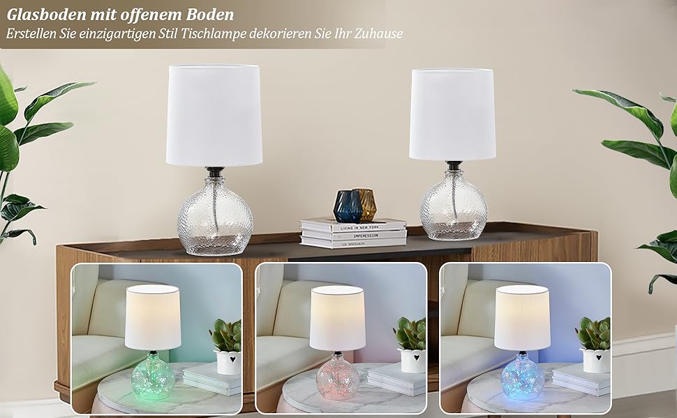 Настільна лампа GyroVu з ротангу, 2 шт. в наборі, Бохо стиль, патрон E27, для спальні, вітальні, читання