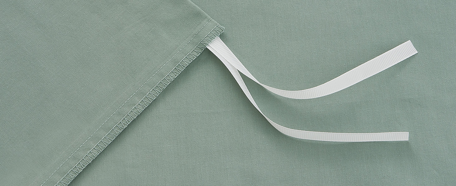 Комплект постільної білизни 135x200 зелений, бавовна, 4 частини (2 наволочки 80x80, 1 простирадло 135x200) з замком-блискавкою, сертифікат ÖKO-TEX