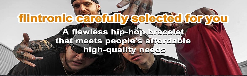 Браслет чоловічий Flintronic з нержавіючої сталі, ланцюгова броня, 10 мм, 21 см, срібляний