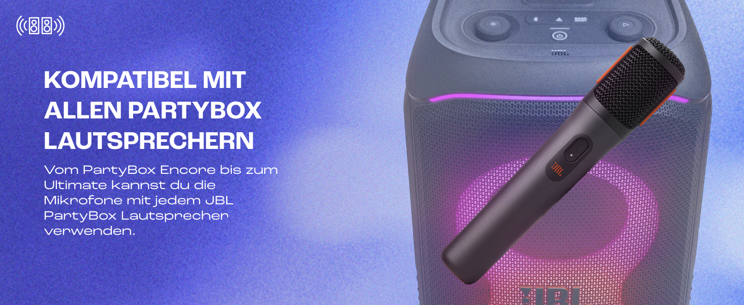 JBL PartyBox: Набір мікрофонів з вбудованим поп-фільтром – Аксесуари для караоке та вечірок