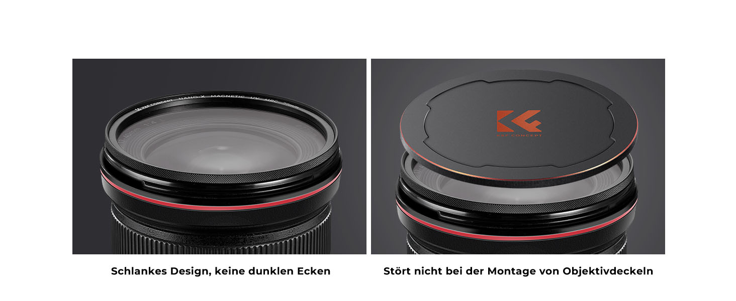 Фільтр K&F Concept 67мм MCUV з магнітним кріпленням та кришкою для об'єктива (Nano-Xcel)