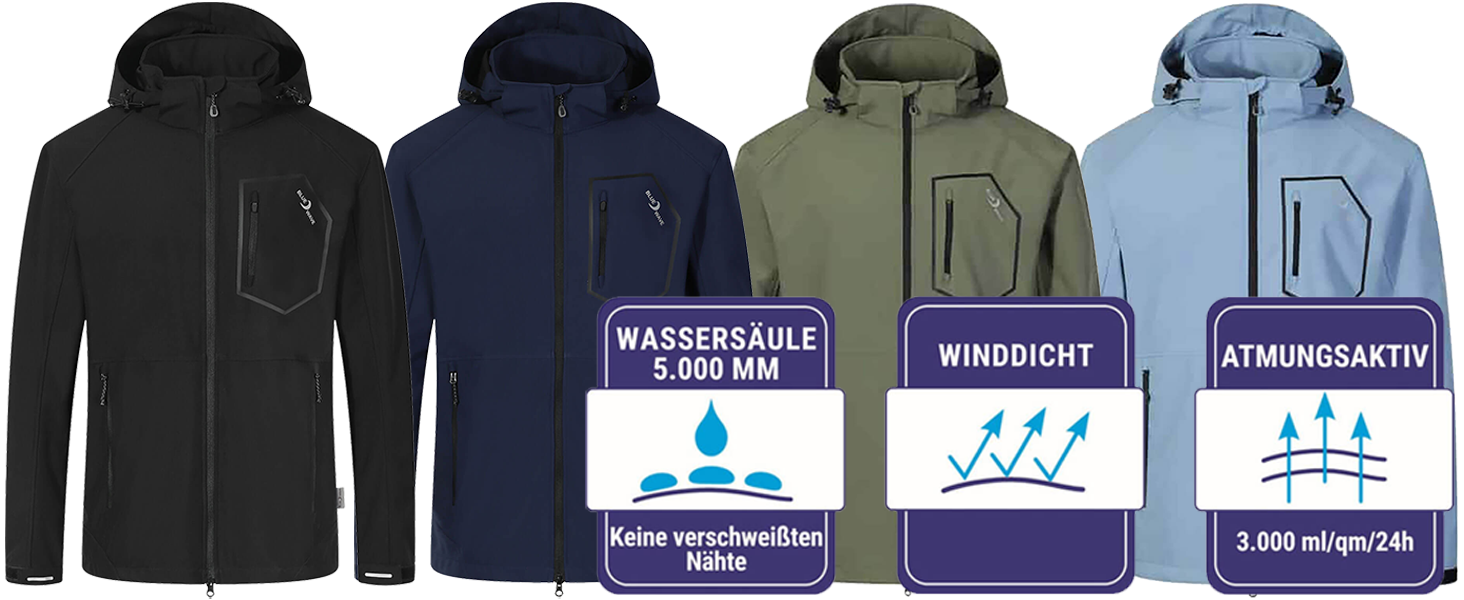 Степлена жилетка Blue Wave Jasper для чоловіків з відстібною капюшоном (S, темно-синій)