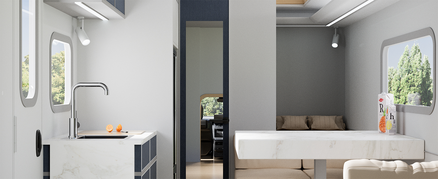 Змішувач кухонний FORIOUS, поворотний 360°, L-подібний, для 1 отвору, полірований хром