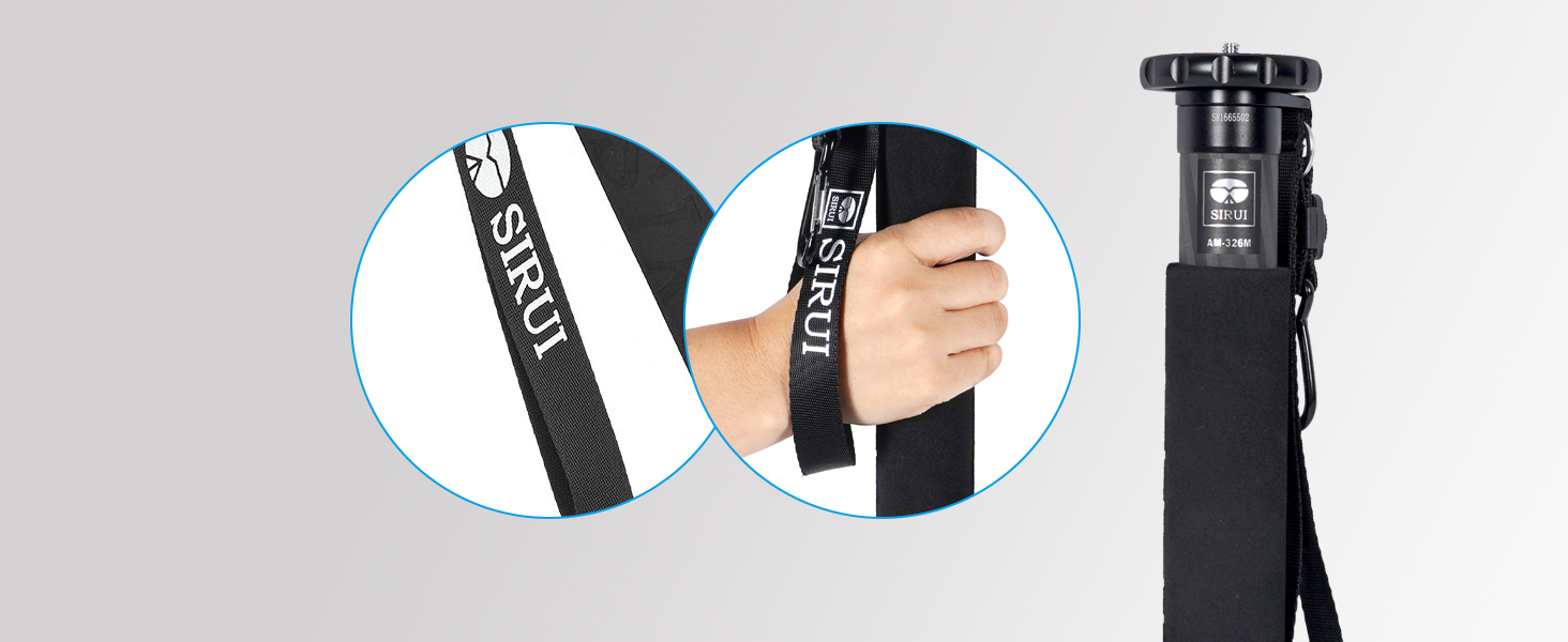 SIRUI AM-326M: карбоновий монопод - легкий та компактний, вантажопідйомність 10 кг