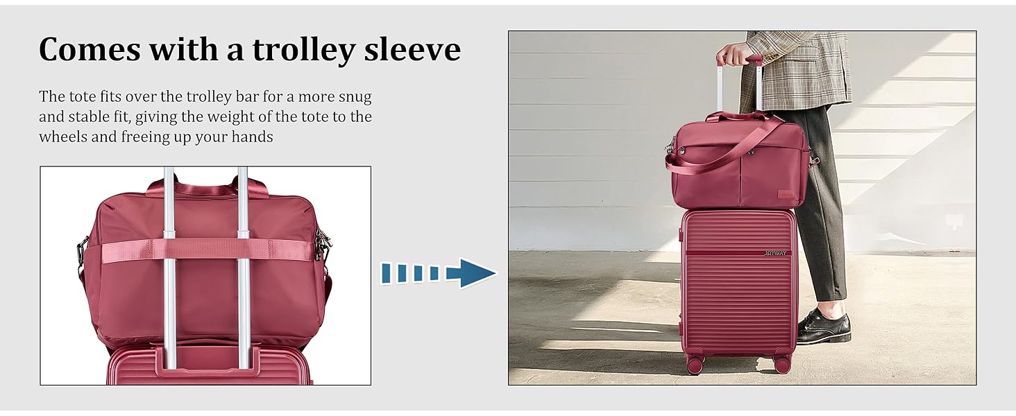 Набір валіз Joyway 4шт з жорстким корпусом та TSA-замком, розширюваний, чорний (червоний), комплект валіз