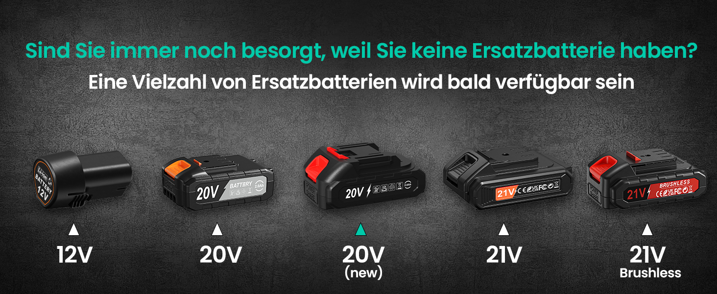 Акумуляторний шуруповерт 20V з акумулятором 2000mAh, 42Nm, 25+1 ступенів, 10мм патрон, LED-підсвітка, сумісний з Makita, для ремонту та DIY Green