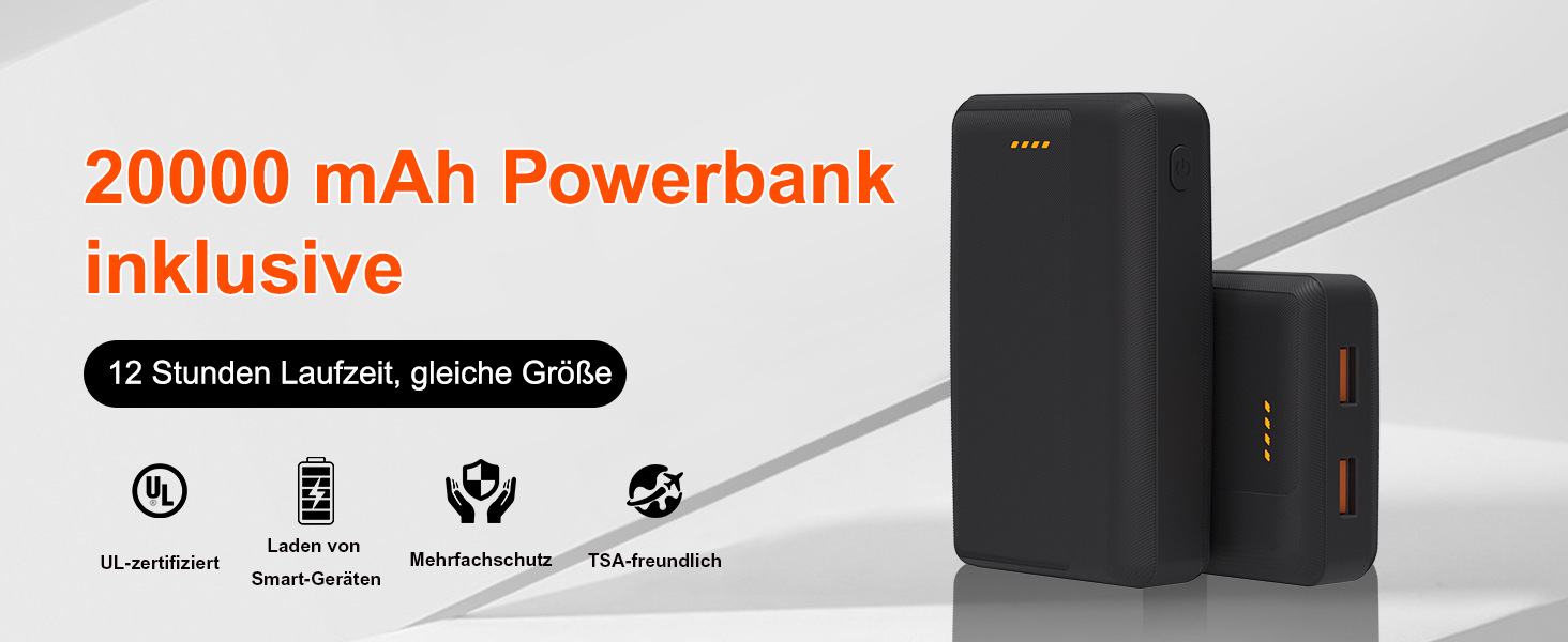 Обогріваючий жилет для чоловіків Daen з акумулятором 20000 mAh та 15 зонами обігріву. Жилет для катання на лижах та полювання (L, Чорний)