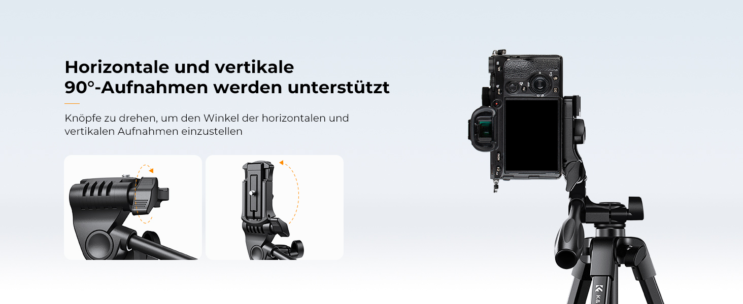 Штатив K&F Concept NT510: легкий штатив 152 см з Bluetooth пульт для Canon, Nikon, Sony та смартфонів