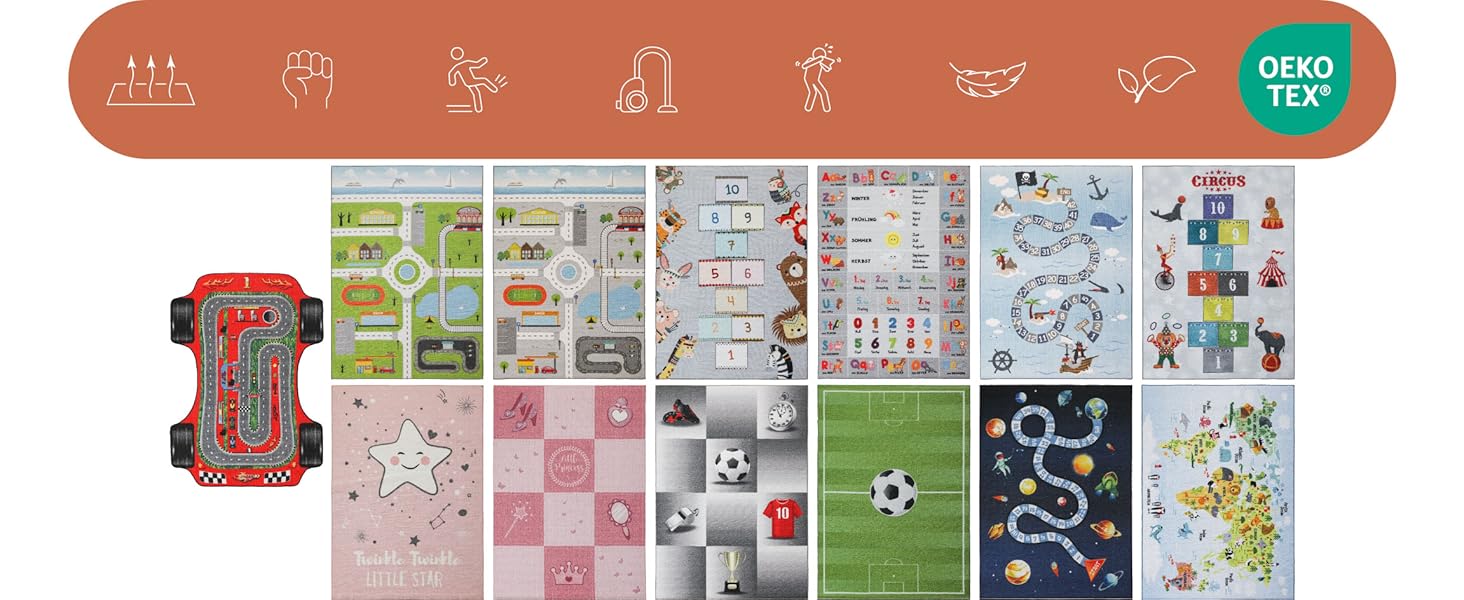 Дитячий килим SIMPEX KinderTeppich, принцеса, рожевий, 80x120 см, для дівчаток, в кімнату