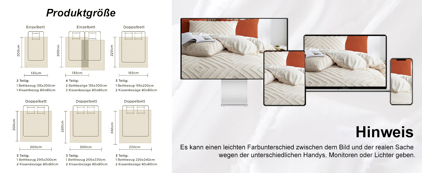 Бежева постільна білизна 220x240 см з ручною вишивкою, комплект. Вінтажний стиль, туфтоване покривало, бохо, шабі-шик. Матеріал: вимита мікрофібра. 1 декор. покривало на 220x240 см, 2 наволочки 80x80 см. Геометричний дизайн.