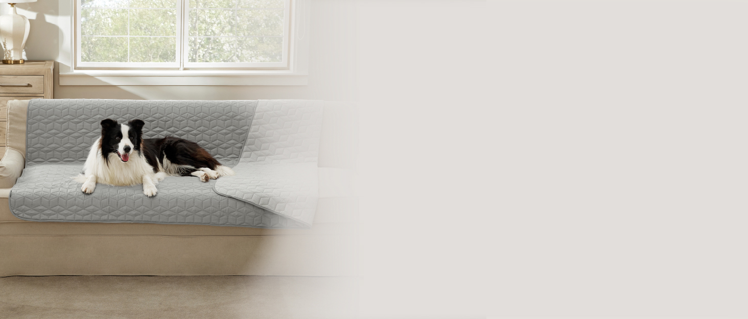 Водонепроникний плед для собак Bedsure, 76 x 182 см, антиковзаюча підкладка, м'який, зносостійкий, для захисту диванів та ліжок (Dunkelgrau)