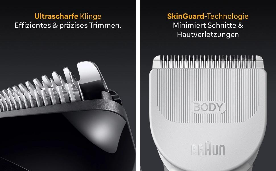 Braun Multigroom Series 5 AIO5545: Триммер для бороди, волосся та тіла 9-в-1, водонепроникний, акумулятор 120 хв, сірий