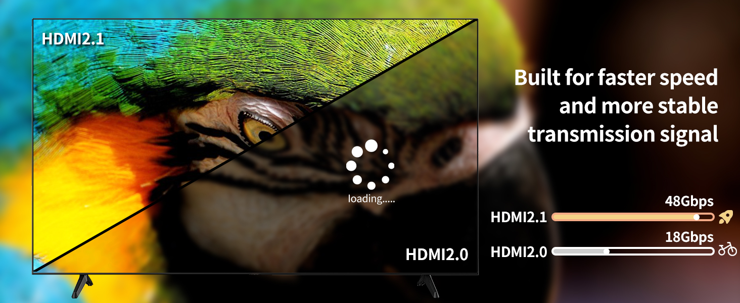 HDMI 2.1 оптоволоконний кабель 1м, 48 Гбіт/с, 8K@60Hz, 4K@120Hz, Dynamic HDR, eARC, Dolby, HDCP 2.2/2.3, сумісний з PS5, Xbox Series X, RTX 4090, TV, Beamer, AVR, зелений