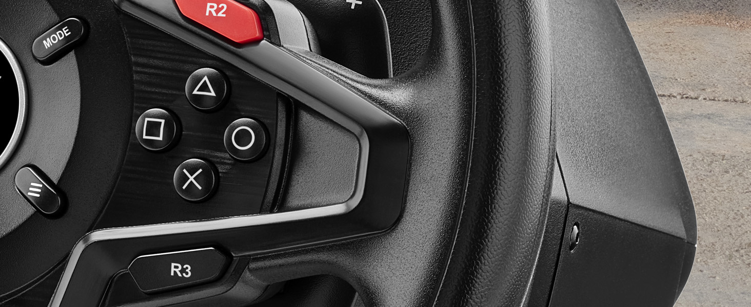 Рульове колесо Thrustmaster T128 з Force Feedback та магнітними педалями, сумісне з PlayStation 5, PlayStation 4 та PC