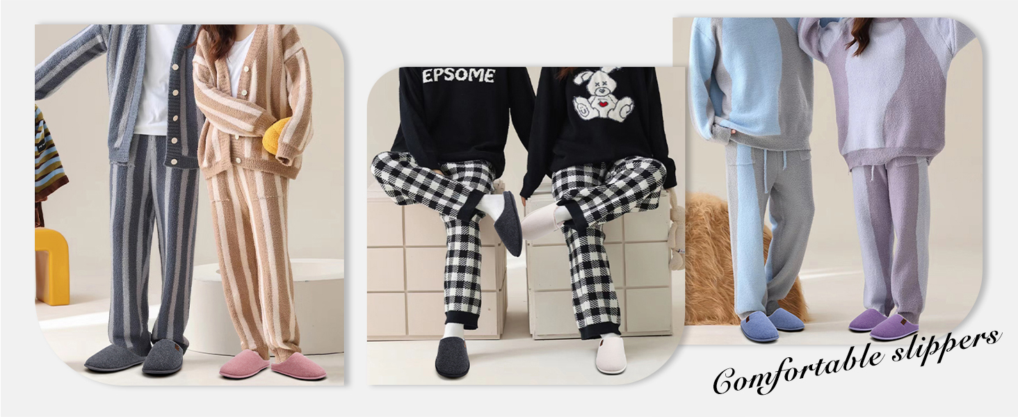 Тапочки чоловічі COFACE з фетру, теплі, зручні, з плюшем, антиковзка гумова підошва, для дому та вулиці, розмір 40-49, чорний, 43 EU