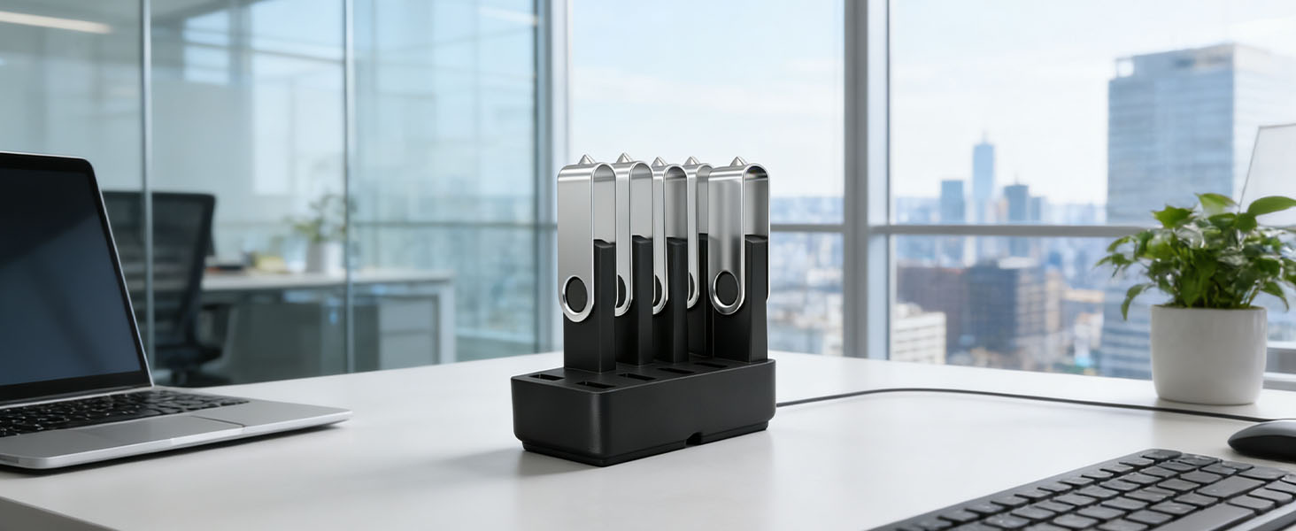 Організатор для USB-накопичувачів TATMOHIK: сумка-чохол для 10 USB-флешок, аксесуарів, USB-станція