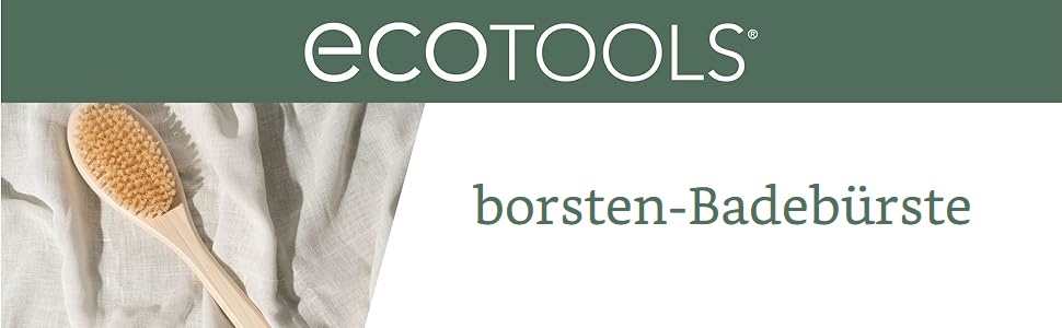 Банна щітка для тіла Ecotools з натуральним бамбуковим ворсом
