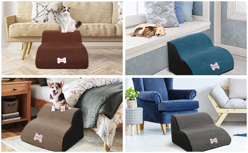 Сходинка для тварин Galatée знімний чохол на блискавці, 3-ступенева, чорна