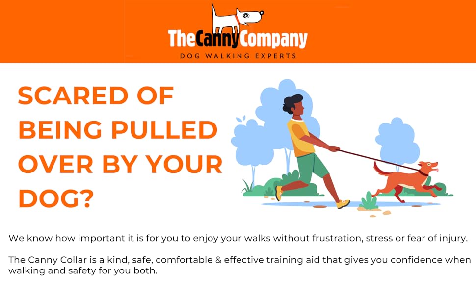 Нашийник-напівобруч Canny Collar для собак – проти ривка | Безпечний та ефективний контроль | Тренувальний аксесуар для спокійних прогулянок | Розмір 5, Чорний, обхват шиї 43-48 см