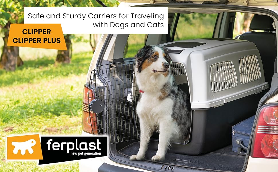 Переноска для собак Ferplast Clipper 4, IATA, до 20 кг, 71 x 50 x 51 см