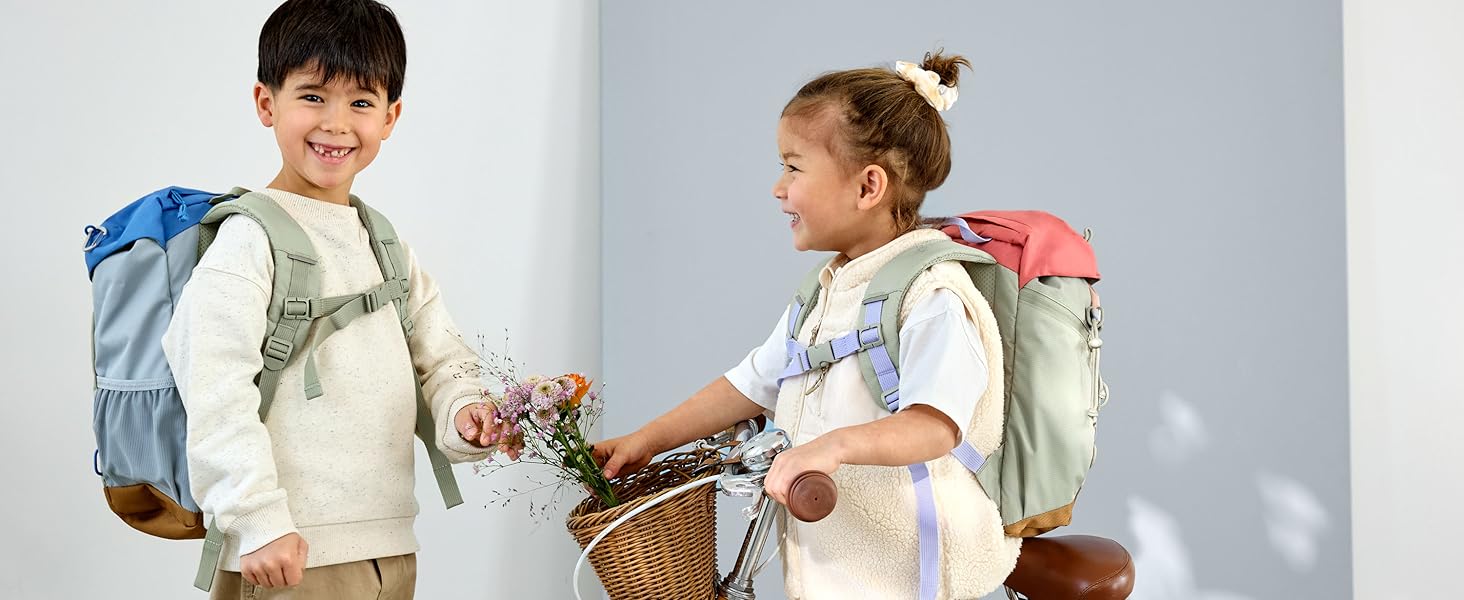 Дитячий рюкзак LÄSSIG для садка та прогулянок - від 3 років, 9 літрів, рожевий