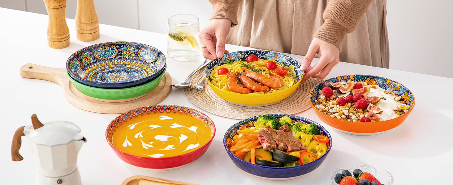 Набір посуду Porzellan Vancasso 18-частинний (6 осіб), Boho стиль, серія KRVI