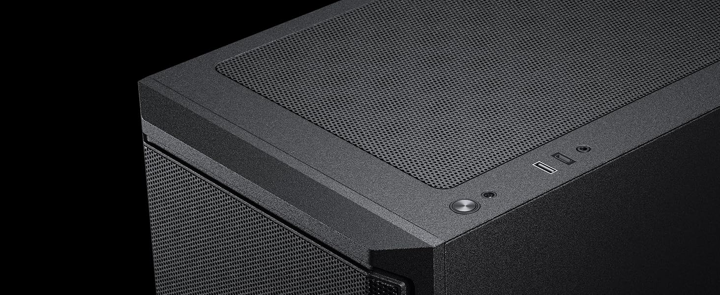 Корпус Phanteks Eclipse G370A чорного кольору | Midi-Tower з темперованим склом та сітчастою передньою панеллю, підтримка радіатора 360мм, сумісний з SSI-EEB, з 3x 120мм ARGB вентиляторами