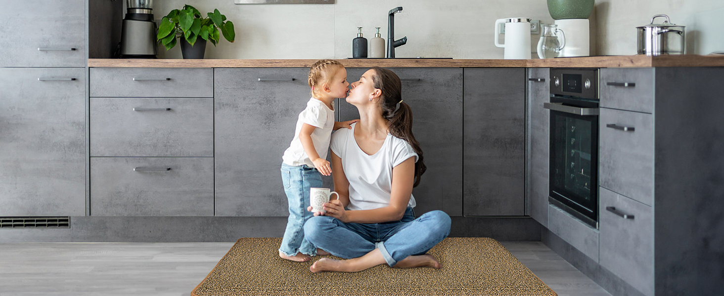 При entryway килимок Mibao 50x80 см, вологопоглинаючий антиковзаючий килим для вхідних дверей, світло-сірий