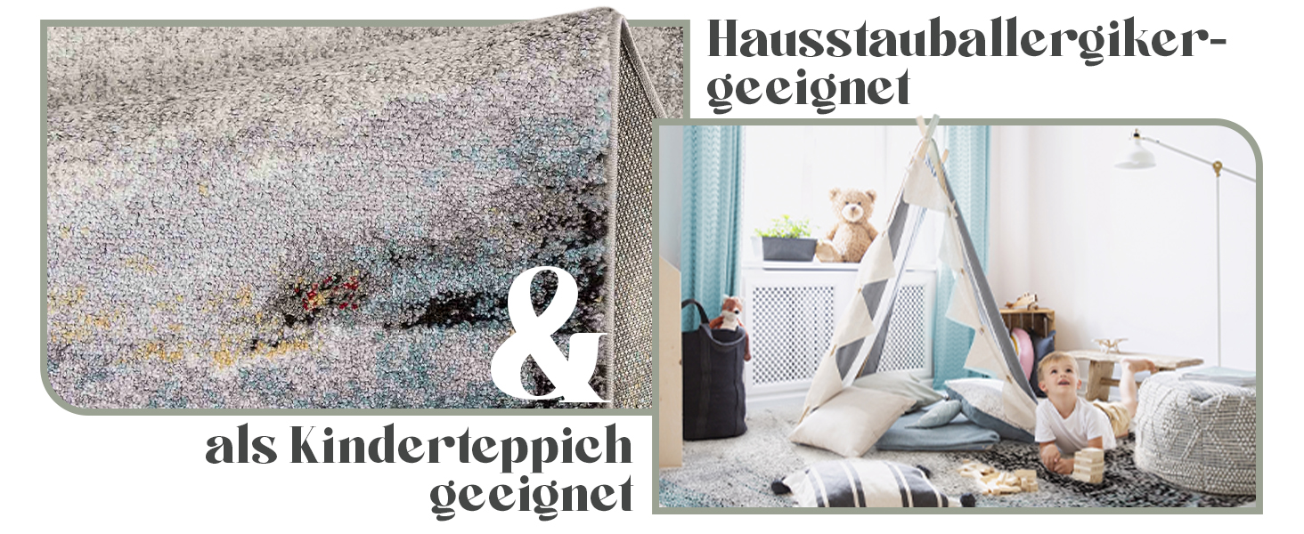 Килим Kurzflor з коротким ворсом для вітальні, спальні та дитячої кімнати. Сучасний дизайнерський килим TC-Fashion 6114 в сірому кольорі в клітинку, 080x140 см