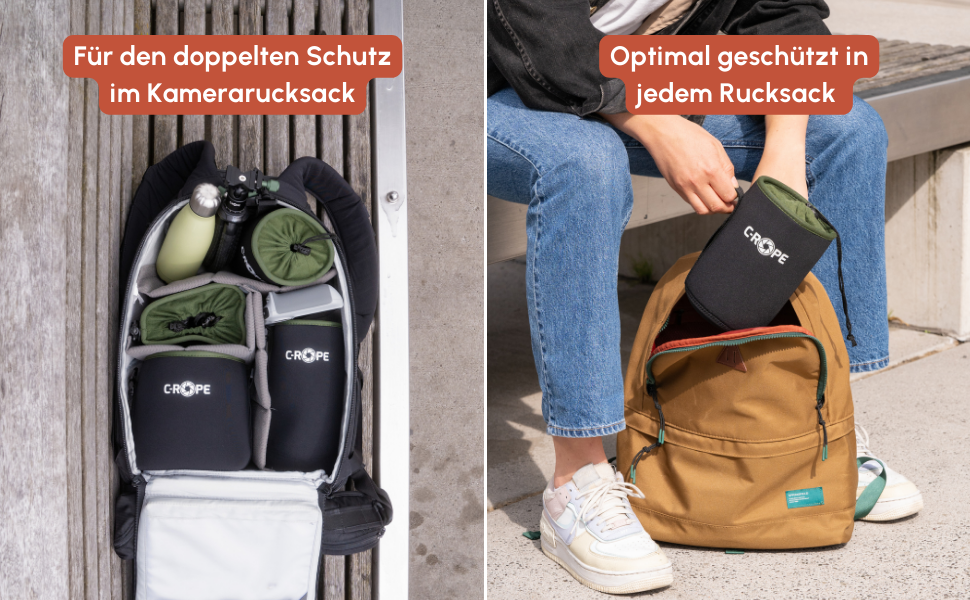 Чохол для об'єктива C-Rope Neopren з флісовою підкладкою, кобура для об'єктивів та аксесуарів, розмір XXL