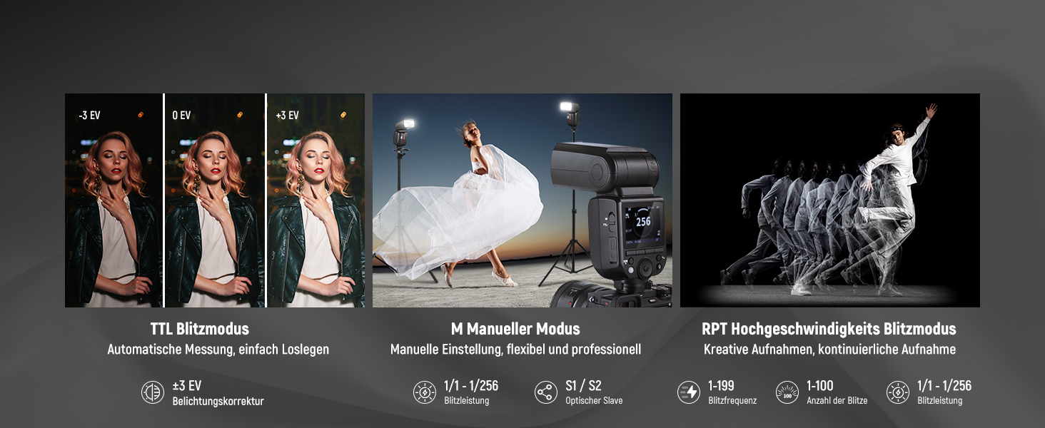 NEEWER TT560 Speedlite: Світловий спалах для Canon, Sony, Nikon, Panasonic, Olympus, Pentax та інших DSLR камер