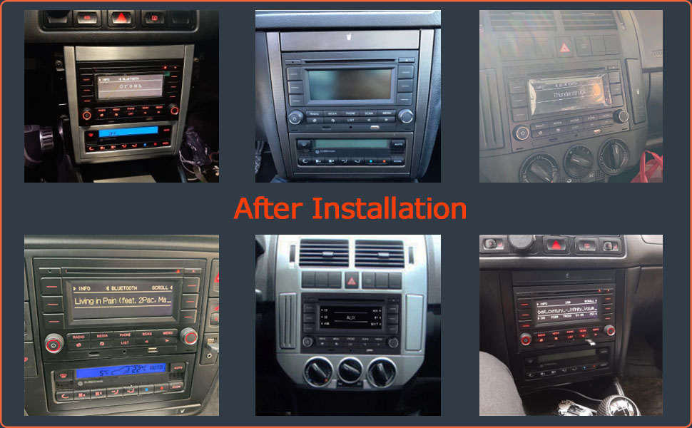 Автомагнітола SCUMAXCON RCN210 для VW Golf MK4, Polo, Passat B5 з Bluetooth, USB, MP3, AUX, SD, CD-програвачем та ISO-адаптером