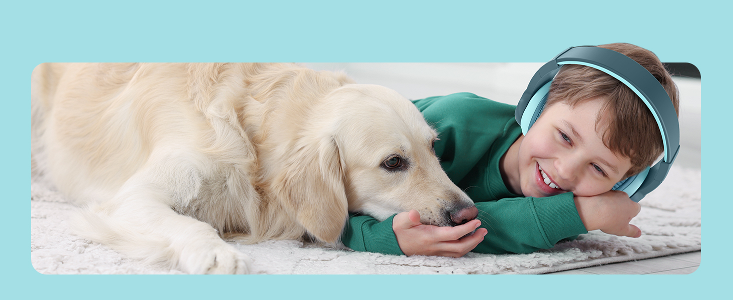 iClever навушники Bluetooth для дітей з LED-підсвіткою, Over-Ear, обмеження гучності 74/85dBA, 85 годин роботи, Bluetooth 5.2, мікрофон, BTH12, зелені